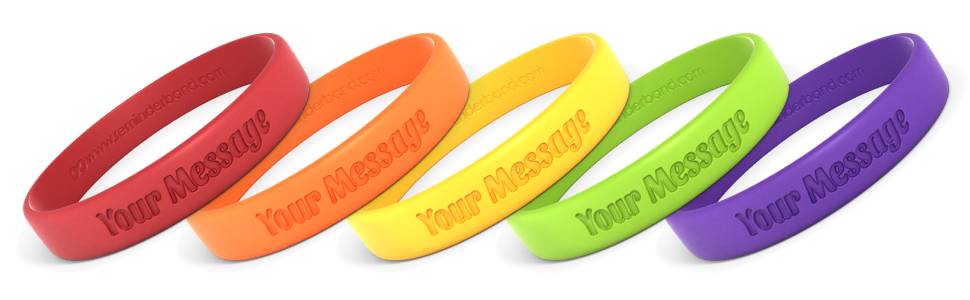 Silicone wristband bracelet