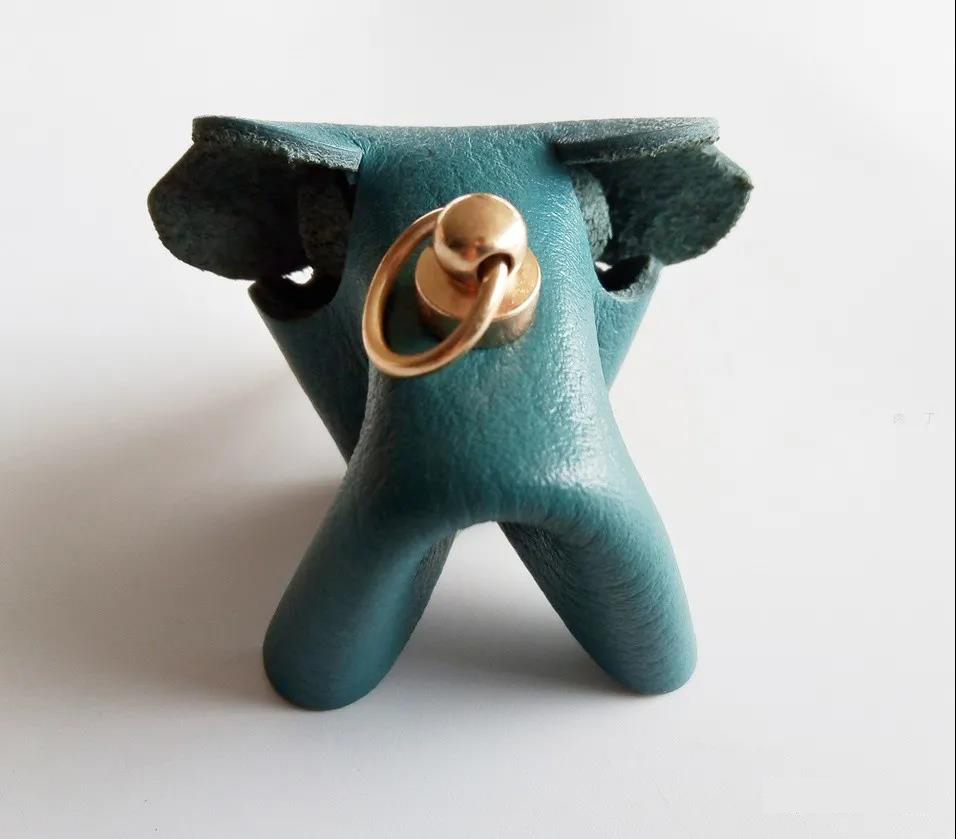 Handmade cute elephant keychain pendant