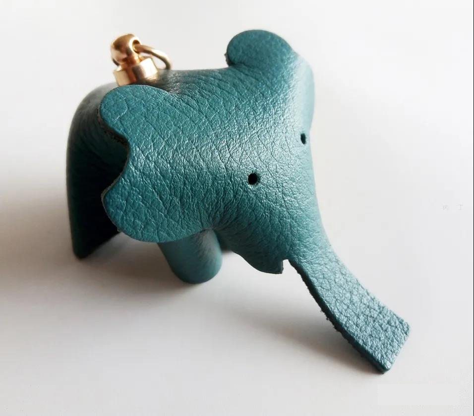 Handmade cute elephant keychain pendant