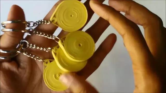 Cute emoji keychain