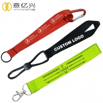 Wholesale Colorful Printed Custom Hand Wrist Straps Keychain Short Lanyard