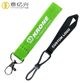 Wholesale Colorful Printed Custom Hand Wrist Straps Keychain Short Lanyard