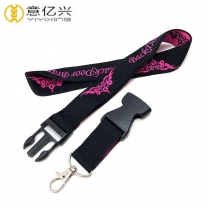 Embroidered lanyard