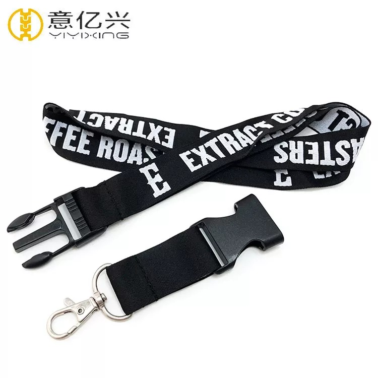 What are the commonly used materials for lanyards?
