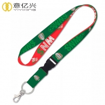 Mexican flag lanyards custom