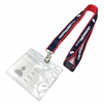 ID Card Holder Woven Polyester Lanyard