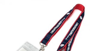 ID Card Holder Woven Polyester Lanyard