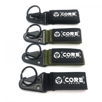 Custom PVC rubb | Custom PVC rubber logo Outdoor Tactical Ribbon Buckle