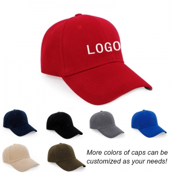red baseball cap
