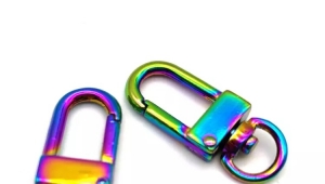 YYX Metal snap hook zinc alloy rainbow clip accessories swivel snap hook