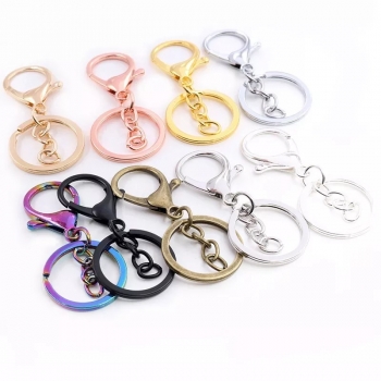 Metal Lobster Clasp Swivel Trigger Clips Clasps Hook Lobster Keychain