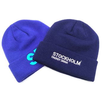 Custom Embroidered Logo Beanie Hats Knitted Hat