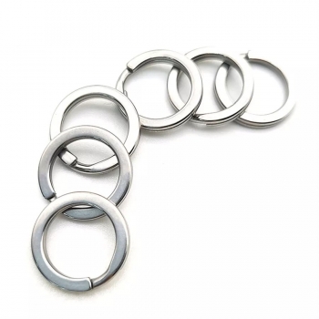 Mini 15mm Diameter Round Stainless Steel Key Split Rings