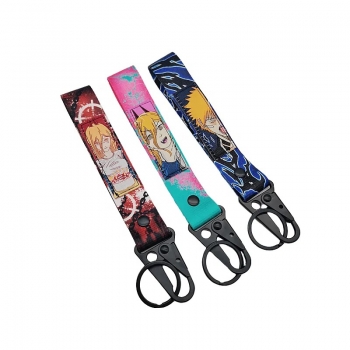 Custom Logo Anime Wrislet Keychain_Carabiner Wrislet Keychain_Anime Key Holder