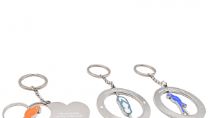 Personalized Custom Factory Metal Key Chains Key Ring Keychain Bulk Silver