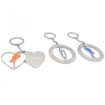 Personalized Custom Factory Metal Key Chains Key Ring Keychain Bulk Silver