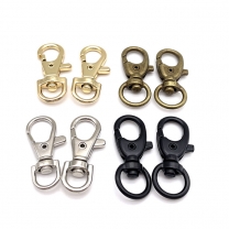 Snap Hook Metal Zinc Alloy Dog Clasps Factory Wholesale Hardware Chains Swivel Hook Clasp for Handbag