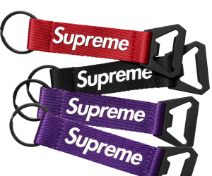 Supreme Bottle Opener Webbing Keychain BSCI Qualified Manufacturer Bing
