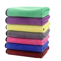 Best Car Wash Drying Coral Fleece Towels Quick Absorption Coral Plush Towel For Window Cleaning