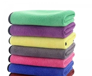 Best Car Wash Drying Coral Fleece Towels Quick Absorption Coral Plush Towel For Window Cleaning