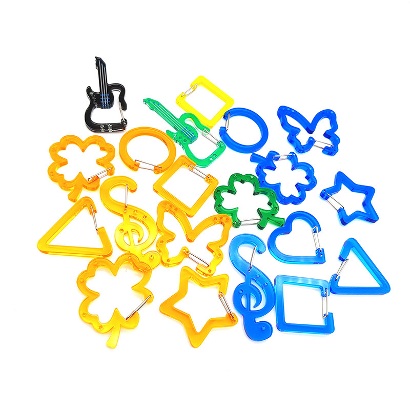 What are carabiners usually made of?