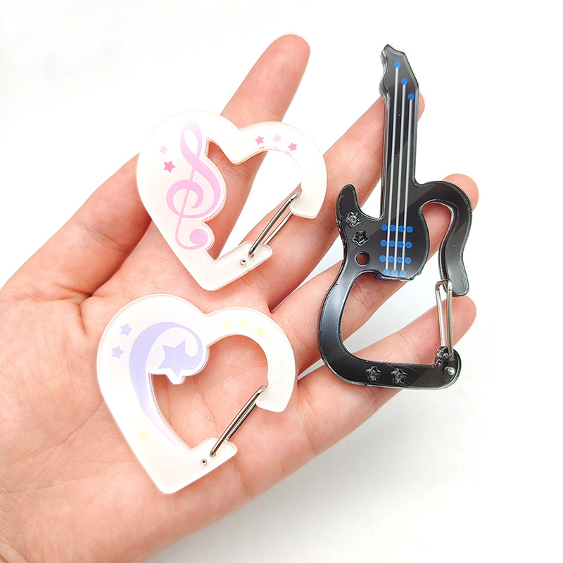 Acrylic Carabiner Accessories Charm Holder