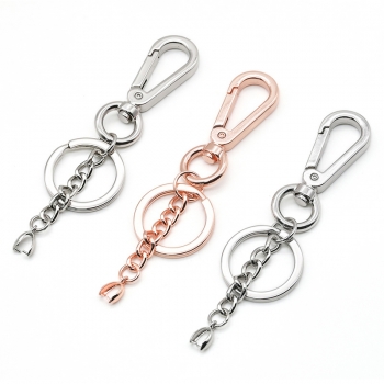 Custom Metal Dog Leash Clasp Spring Snap Clips Swivel Snap Hooks Keychain Manufacturer