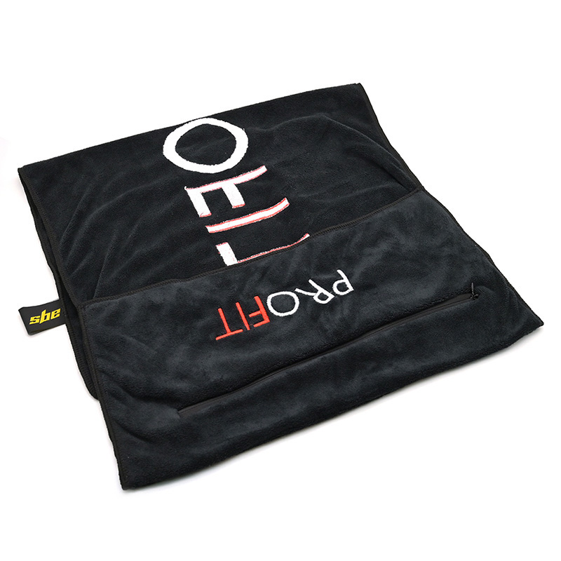 Gym Towel With Zip Pocket
