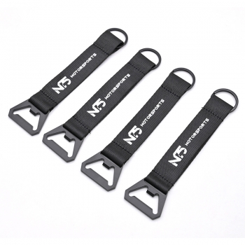 Nylon Metal Customizable Key Chain Bottle Opener Customized Beer Bottle Openers Keychain Keyring