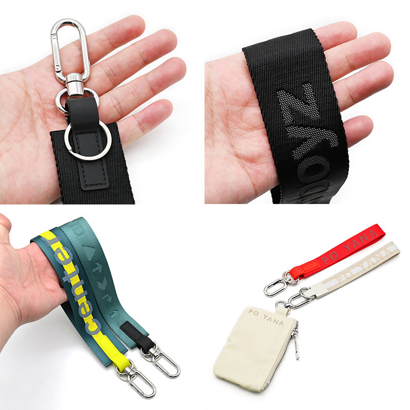Jacquard Keychain Nylon Strap