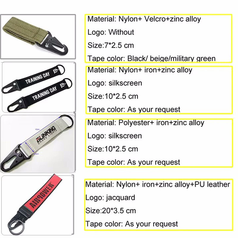 Car Key Lanyard Keychains