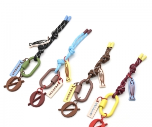Anti-Lost String Rope Fish Paracord Keychain Holder Diy Climbing Key Lanyard