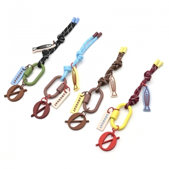 Anti-Lost String Rope Fish Paracord Keychain Holder Diy Climbing Key Lanyard