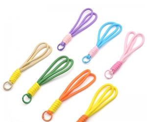 Phone Paracord Strap Keyring Key Lanyard Parachute Cord Keychain With Carabiner