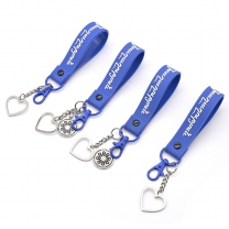 Soft Custom Logo Rubber Keychains Key Tags Keyring Custom Pvc Keychain